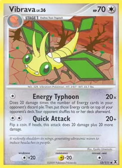 Vibrava card from Rising Rivals, number 53/111