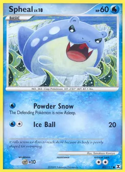 Spheal card from Rising Rivals, number 82/111