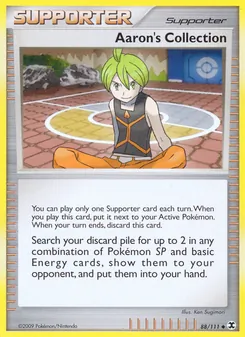 Aaron's Collection card from Rising Rivals, number 88/111