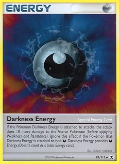 Darkness Energy card from Rising Rivals, number 99/111