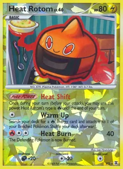 Heat Rotom card from Rising Rivals, number RT3/111