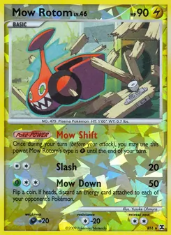Mow Rotom card from Rising Rivals, number RT4/111