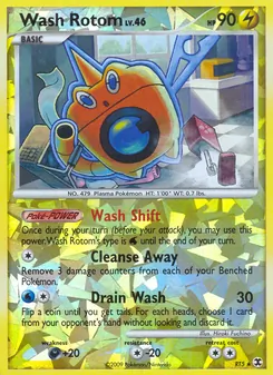 Wash Rotom card from Rising Rivals, number RT5/111