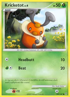 Kricketot card from Supreme Victors, number 109/147