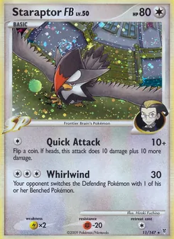 Staraptor FB card from Supreme Victors, number 11/147