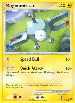 Magnemite card from Supreme Victors, number 111/147