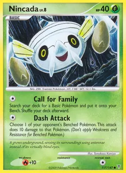 Nincada card from Supreme Victors, number 117/147