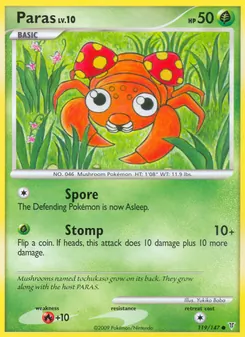Paras card from Supreme Victors, number 119/147