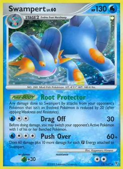 Swampert card from Supreme Victors, number 12/147