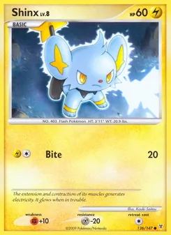 Shinx card from Supreme Victors, number 126/147
