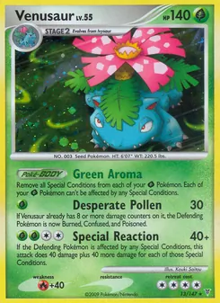 Venusaur card from Supreme Victors, number 13/147