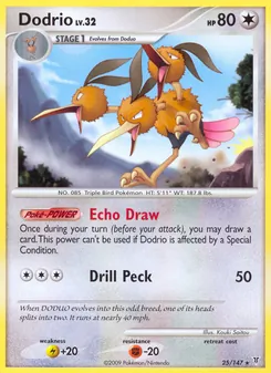 Dodrio card from Supreme Victors, number 25/147