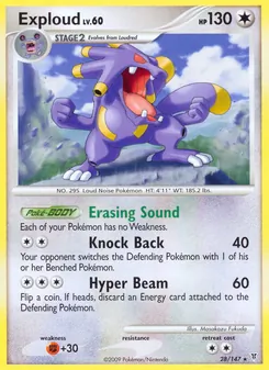 Exploud card from Supreme Victors, number 28/147
