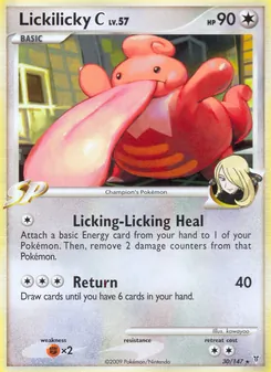 Lickilicky C card from Supreme Victors, number 30/147