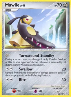 Mawile card from Supreme Victors, number 33/147