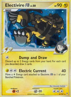 Electivire FB card from Supreme Victors, number 4/147