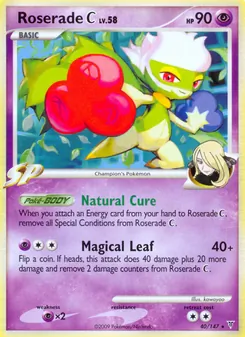Roserade C card from Supreme Victors, number 40/147