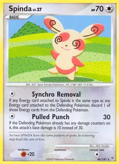 Spinda card from Supreme Victors, number 46/147