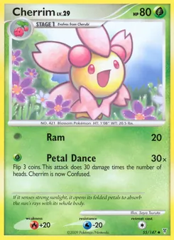 Cherrim card from Supreme Victors, number 55/147