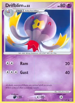 Drifblim card from Supreme Victors, number 57/147