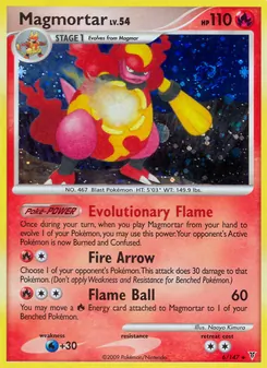 Magmortar card from Supreme Victors, number 6/147