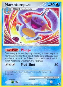 Marshtomp card from Supreme Victors, number 67/147