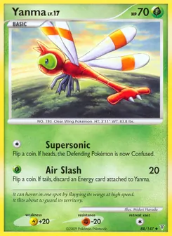 Yanma card from Supreme Victors, number 88/147