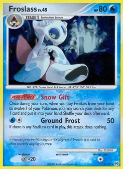 Froslass card from Arceus, number 2/99