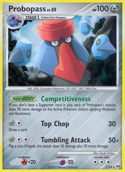 Probopass card from Arceus, number 7/99