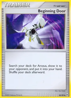 Beginning Door card from Arceus, number 82/99