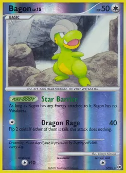 Bagon card from Arceus, number SH10/99