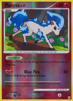 Ponyta card from Arceus, number SH11/99