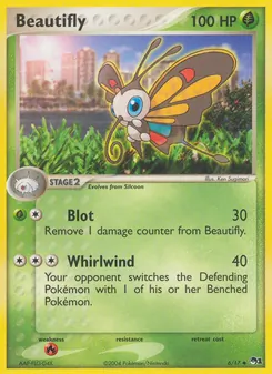 Beautifly card from POP Series 1, number 6/17