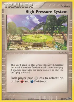 High Pressure System card from POP Series 3, number 10/17