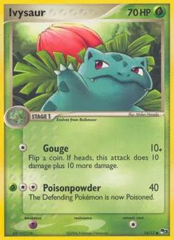 Ivysaur card from POP Series 3, number 14/17