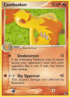 Combusken card from POP Series 4, number 6/17