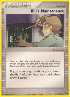 Bill's Maintenance card from POP Series 5, number 6/17