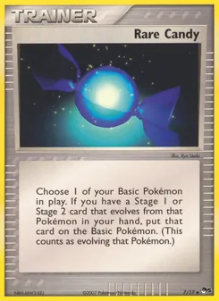 Rare Candy card from POP Series 5, number 7/17
