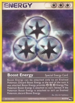 Boost Energy card from POP Series 5, number 8/17