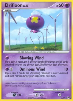 Drifloon card from POP Series 6, number 6/17