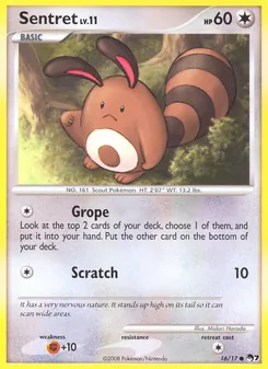 Sentret card from POP Series 7, number 16/17