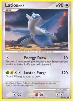 Latios card from POP Series 7, number 4/17