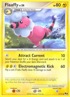 Flaaffy card from POP Series 7, number 7/17