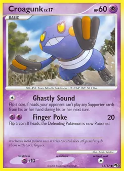 Croagunk card from POP Series 8, number 13/17