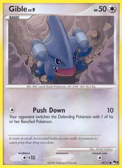 Gible card from POP Series 9, number 14/17