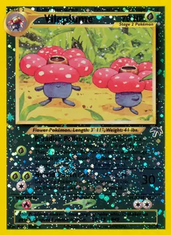 Vileplume card from Southern Islands, number 17/18