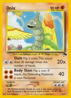 Onix card from Southern Islands, number 3/18