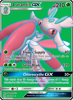Lurantis GX card from Sun & Moon, number 138/149