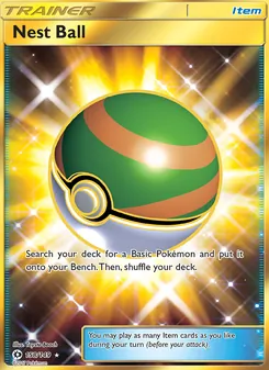 Nest Ball card from Sun & Moon, number 158/149