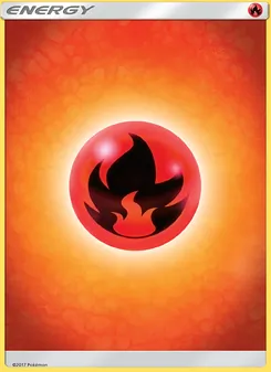 Fire Energy card from Sun & Moon, number 165/149